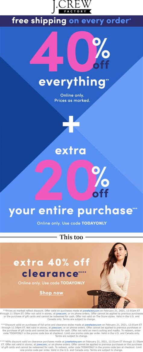 promo code for j cre factory